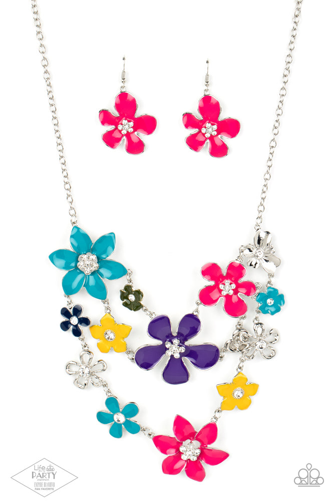 Empire Encore Flower Zi Necklace - Multi
