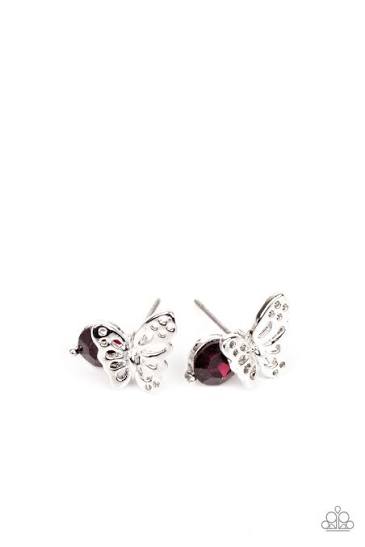 Silver Butterfly Studs Earrings 10 pk.