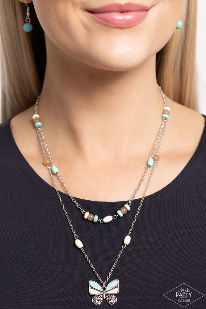 Free-Spirited Flutter - Blue