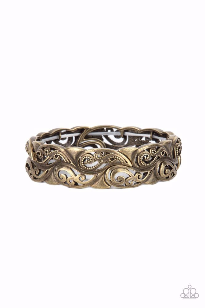 Paisley Portico - Brass