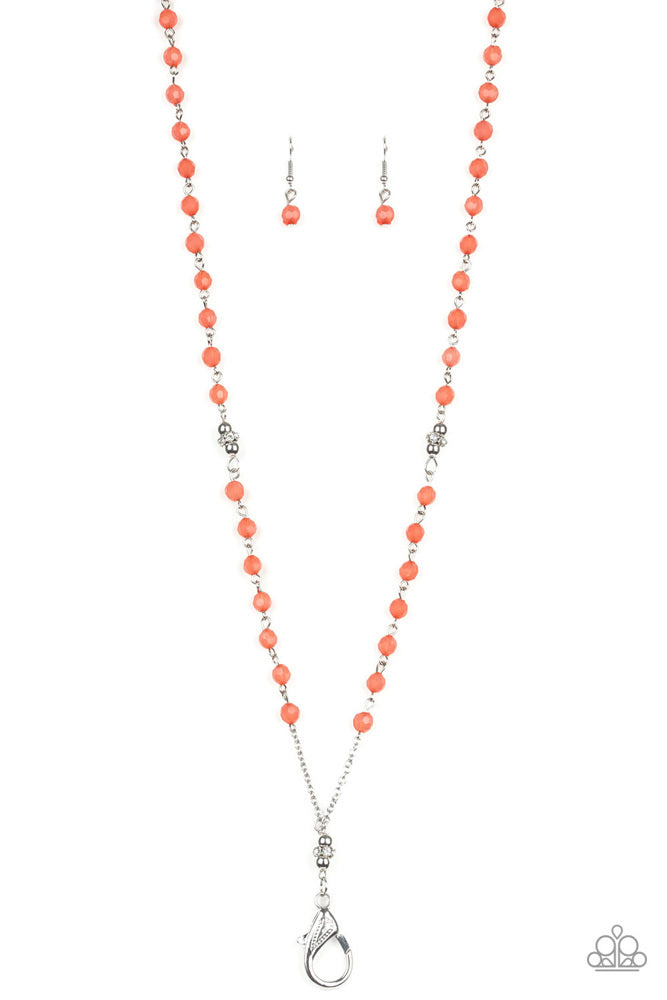Tassel Takeover - Orange Lanyard