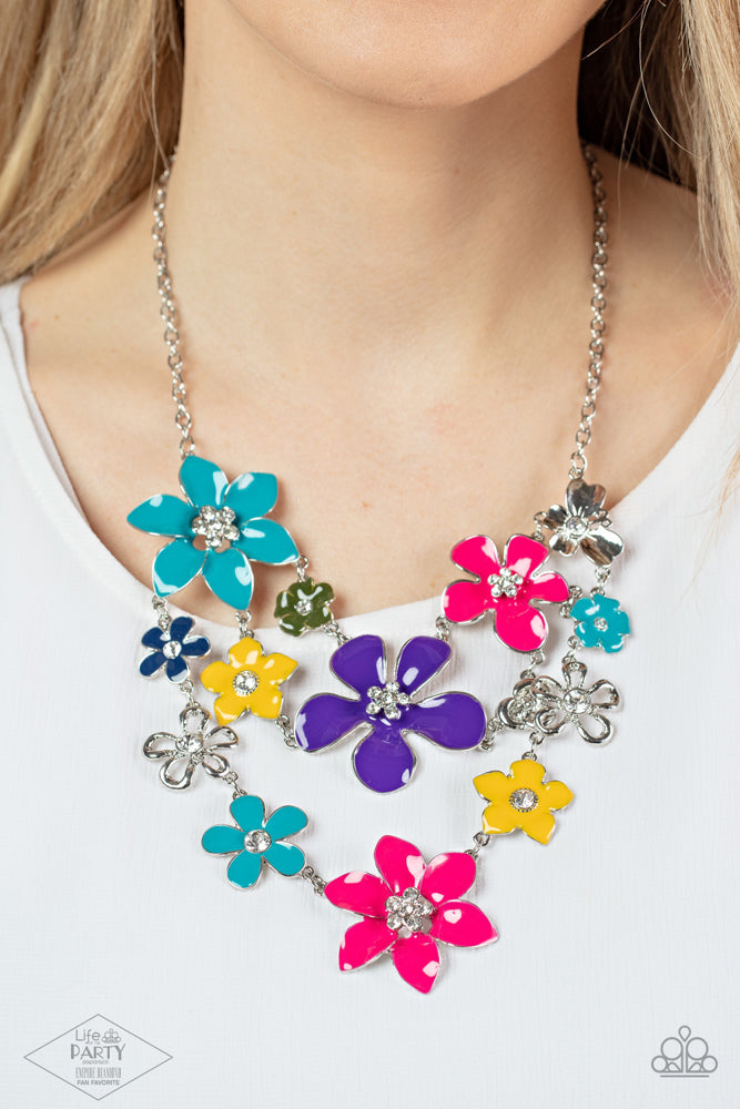 Empire Encore Flower Zi Necklace - Multi
