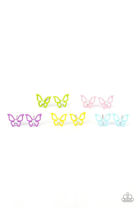 Butterfly Color Studs Earrings