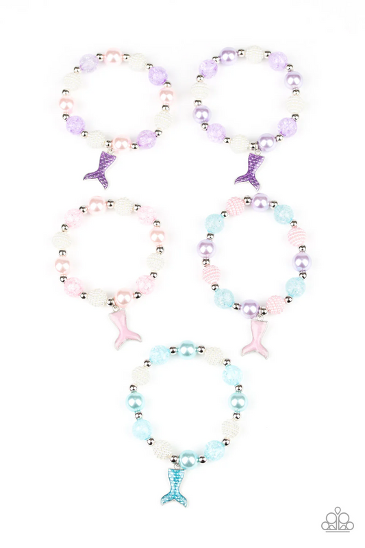 Kids Mermaid tail Bracelets 5 pk.