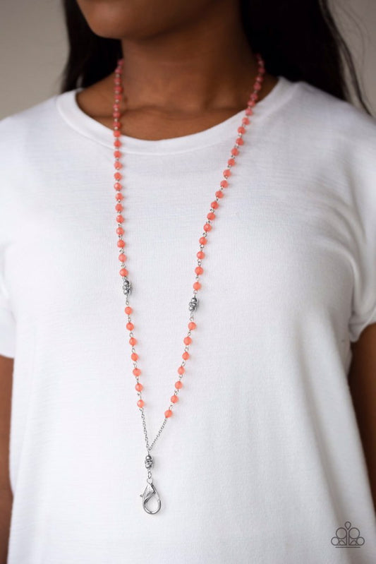 Tassel Takeover - Orange Lanyard