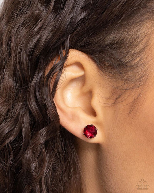 Breathtaking Birthstone -Dark Red